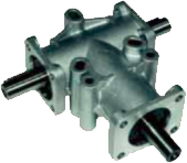 Small bevel gear reducer